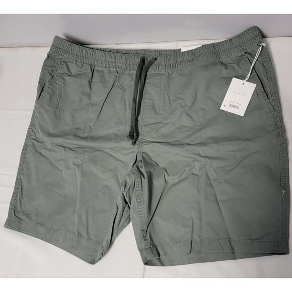 Free Assembly Men's Pull-On Shorts Elastic Waist Drawstring Green XL - Picture 1 of 7